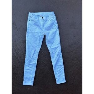 J. Crew Crewcuts Runaround White Denim Jeans Skinny Stretch Girls Size 12 Pants